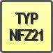 Piktogram - Typ: NFZ21